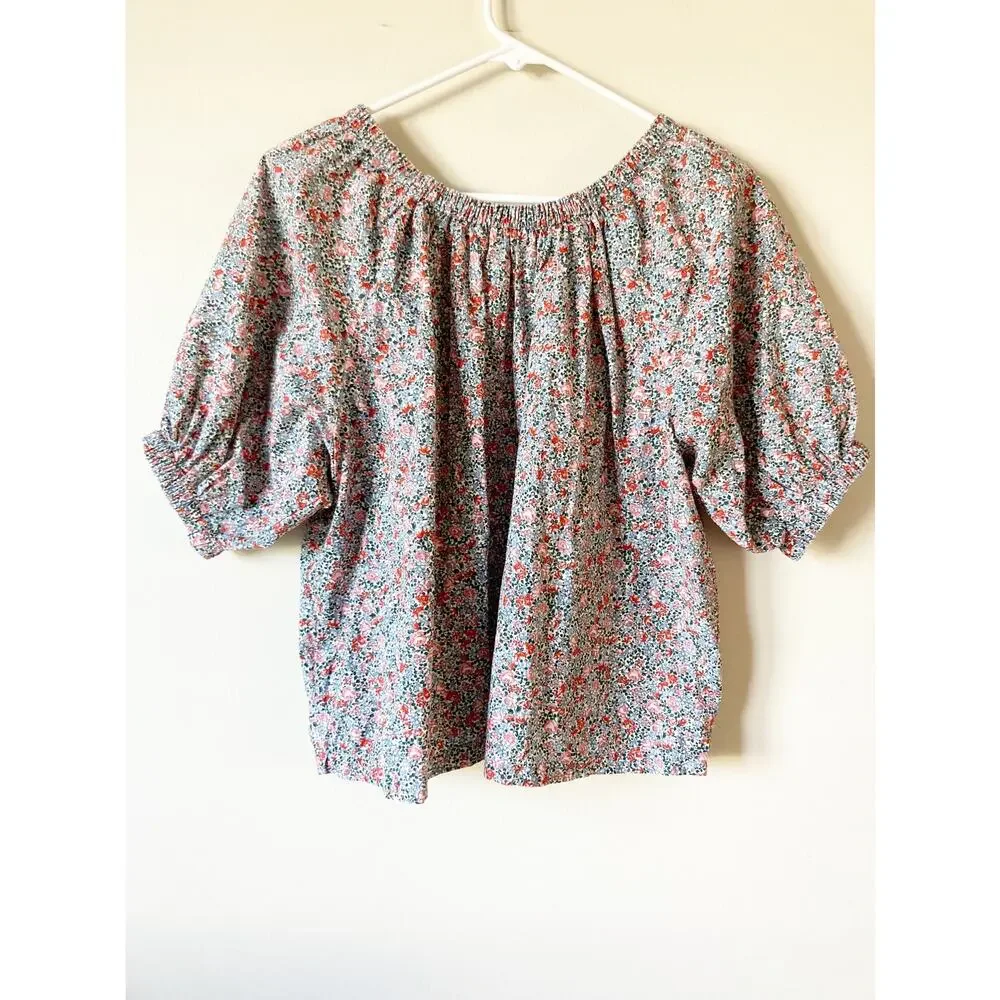 DOEN Sia Top Petit Jardin Floral Blouse S